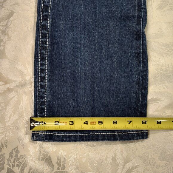 Miss Me Jeans Womens 26 Bootcut Lowrise Rhinestone Embellished Stretchy - Picture 10 of 10